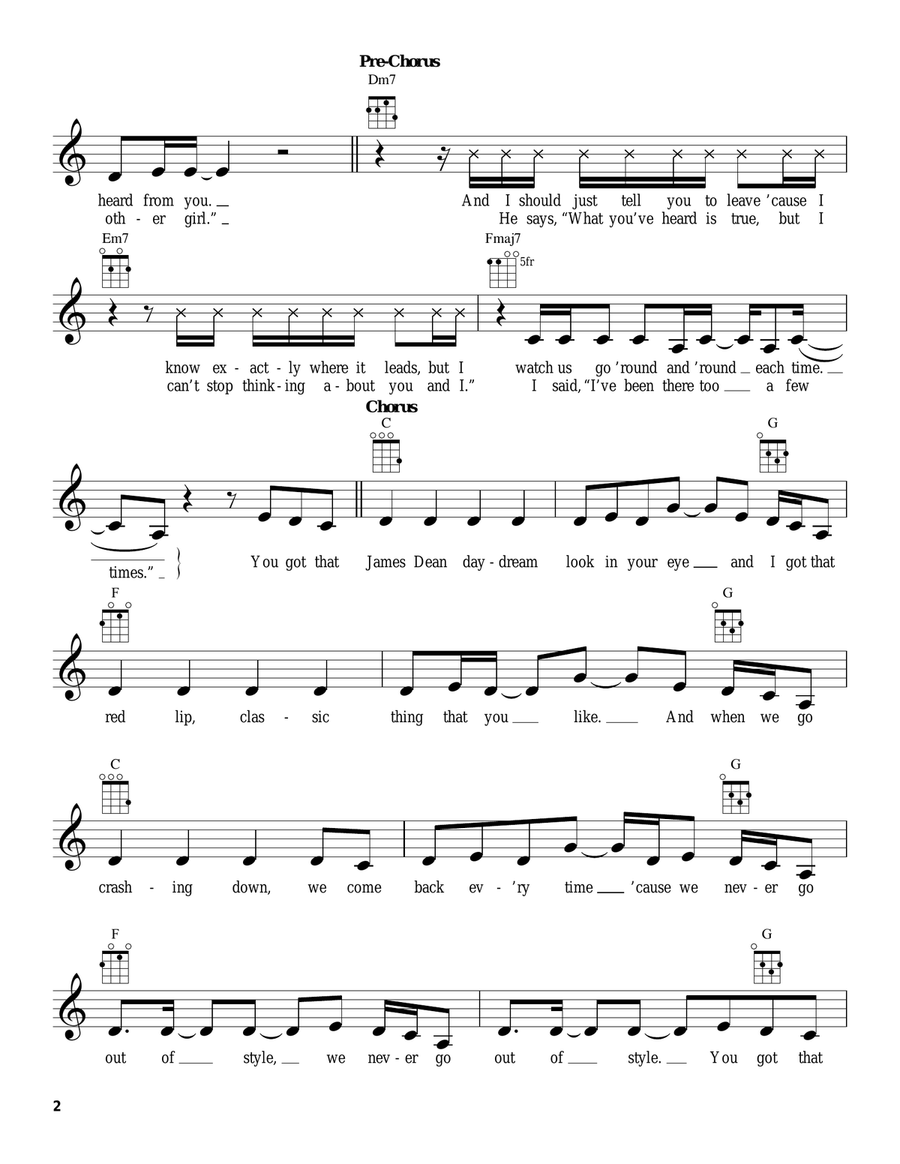 Style Style Ukulele scores gallery preview page 2