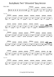 Ultraviolet - full beginner and advanced drum charts and MP3 with/without drums