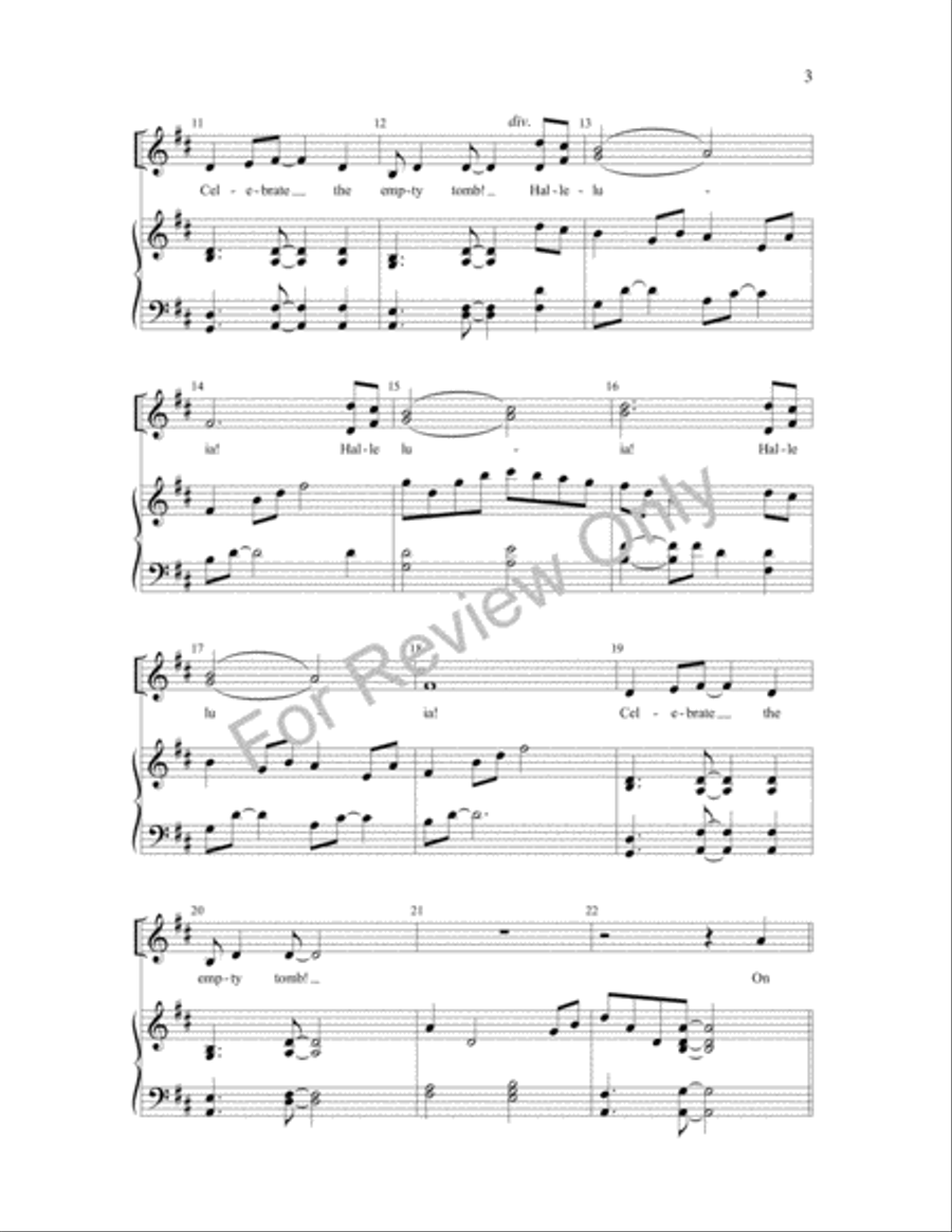 Celebrate the Empty Tomb Celebrate the Empty Tomb 2-Part scores gallery preview page 3