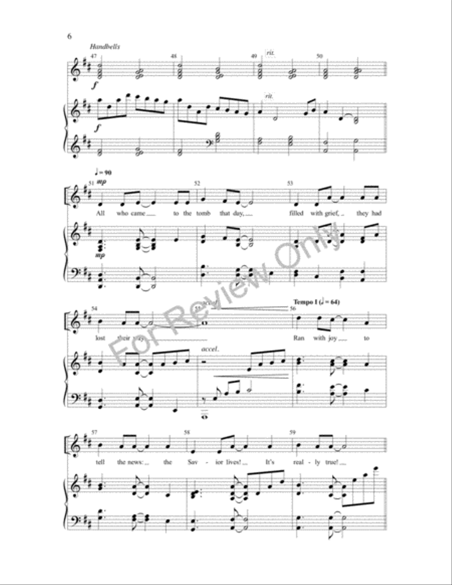 Celebrate the Empty Tomb Celebrate the Empty Tomb 2-Part scores gallery preview page 6