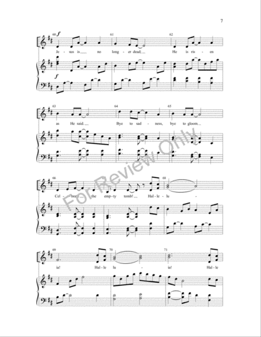 Celebrate the Empty Tomb Celebrate the Empty Tomb 2-Part scores gallery preview page 7