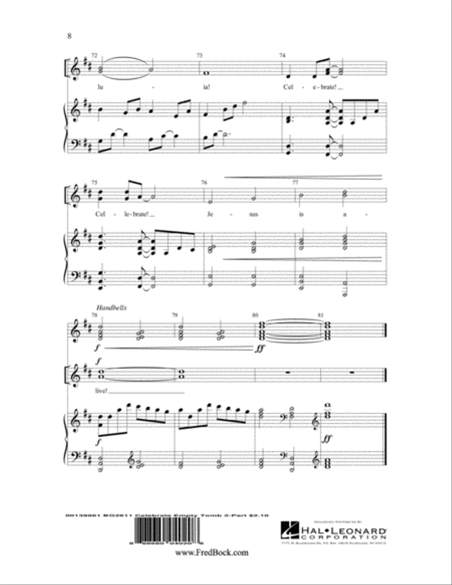 Celebrate the Empty Tomb Celebrate the Empty Tomb 2-Part scores gallery preview page 8