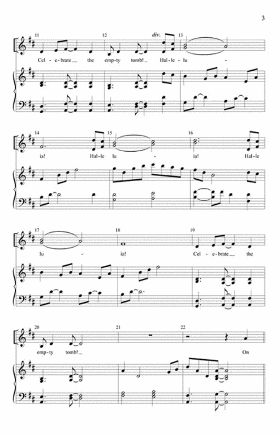 Celebrate the Empty Tomb Celebrate the Empty Tomb 2-Part scores gallery preview page 10