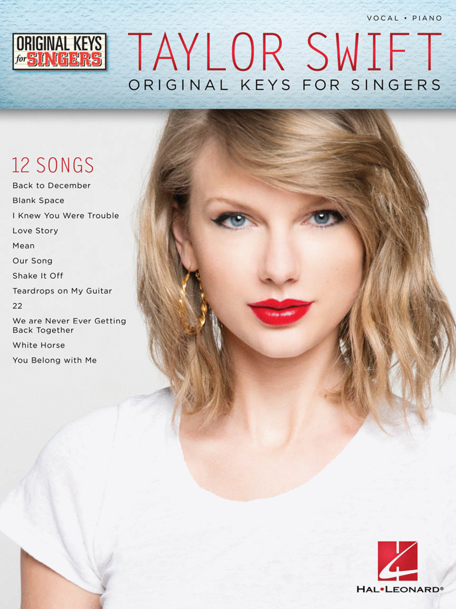 Taylor Swift - Original Keys for Singers Voice scores gallery preview page 1