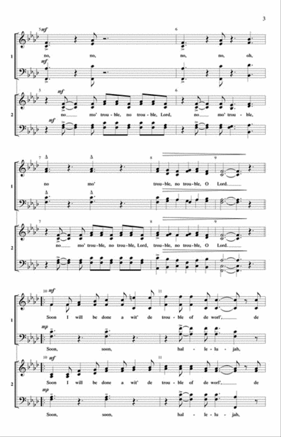 Soon I Will Be Done Soon I Will Be Done Divisi scores gallery preview page 3