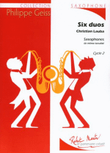 Duos (6), pour saxophone