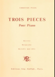 Pièces (3) pour piano