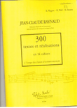 300 Textes et réalisations Cahier 11 (Réalisations)