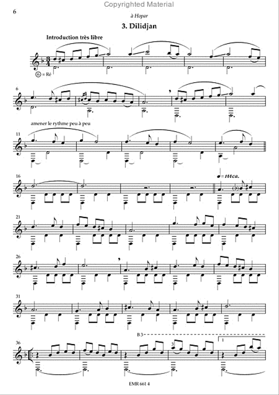 Couleurs d'armenie Guitar scores gallery preview page 4