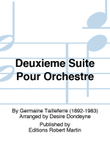 Deuxieme Suite Pour Orchestre