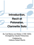 Introduction, Recit et Polonaise, Clarinette Solo