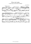 We are the Ladies (for Piano)