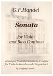 Handel - Sonata for Violin and Continuo