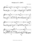 Prelude in E♭ (2007)