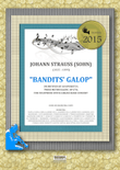 Bandits' Galop on Motives of an Operetta 'Prinz Methusalem', Op.378, for xylophone with a brass band