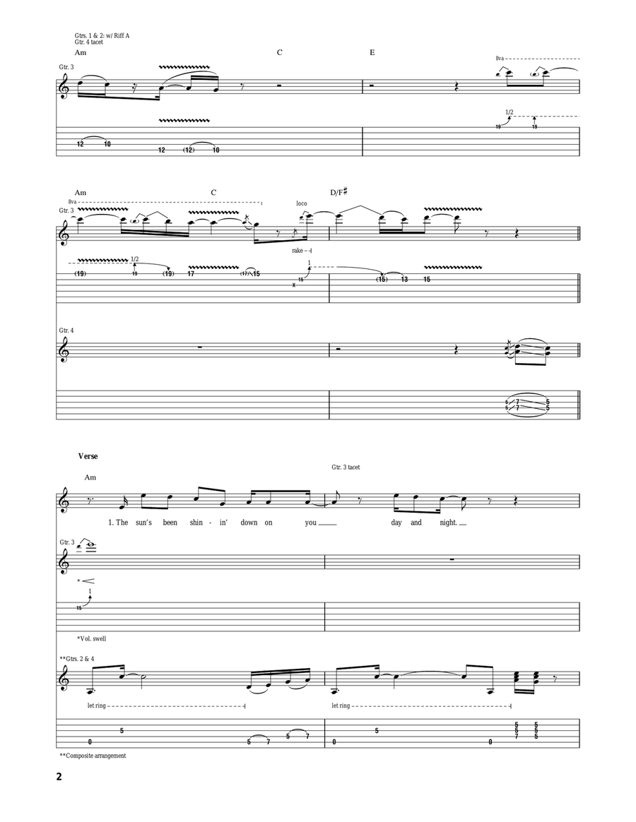 Different Shades Of Blue Different Shades Of Blue Acoustic Guitar scores gallery preview page 2