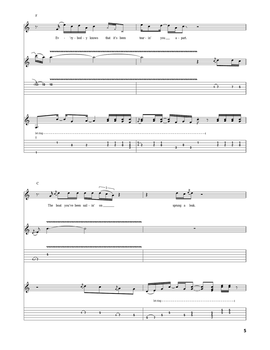 Different Shades Of Blue Different Shades Of Blue Acoustic Guitar scores gallery preview page 5