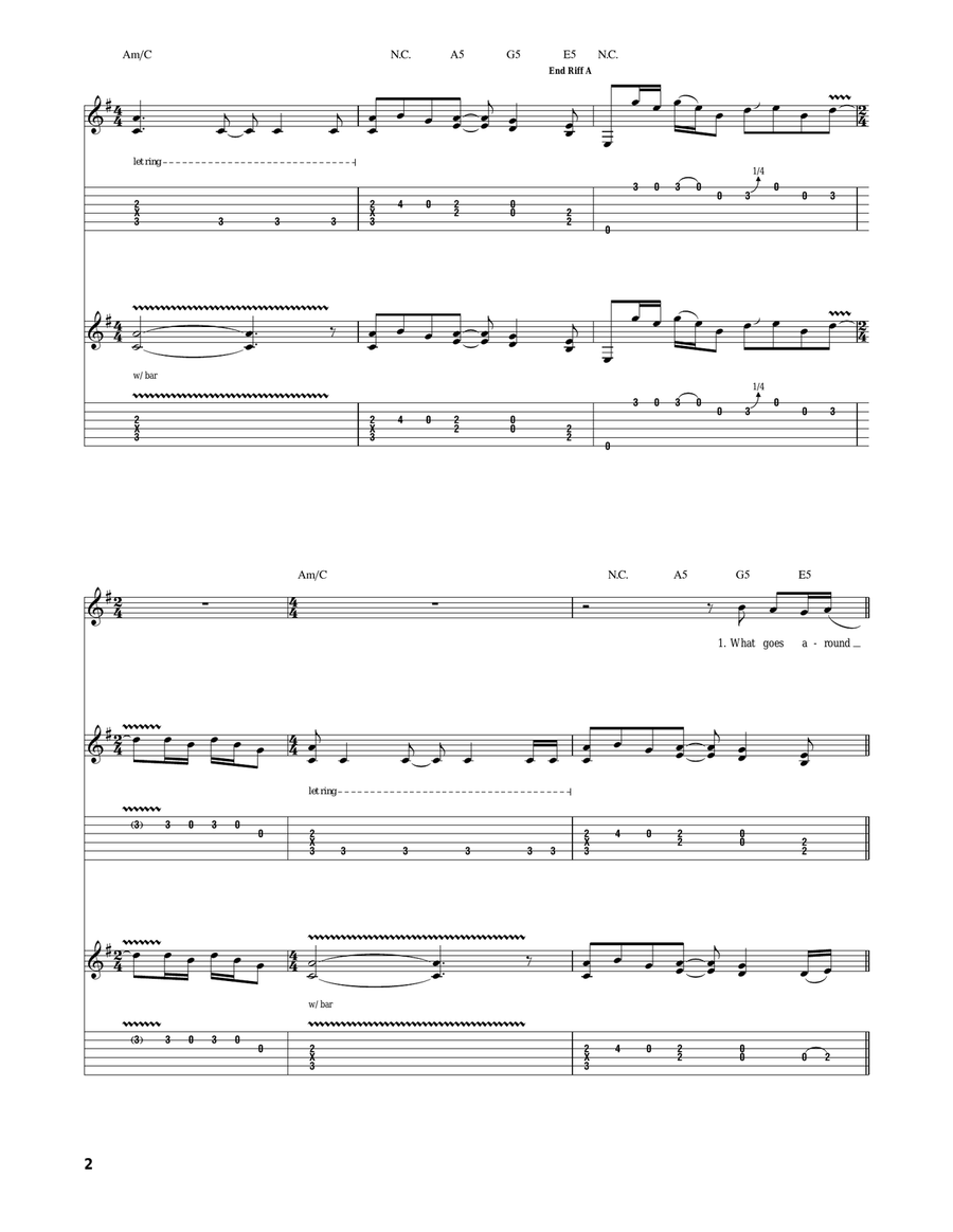 Get Back My Tomorrow Get Back My Tomorrow Acoustic Guitar scores gallery preview page 2
