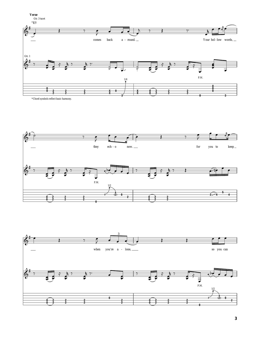 Get Back My Tomorrow Get Back My Tomorrow Acoustic Guitar scores gallery preview page 3