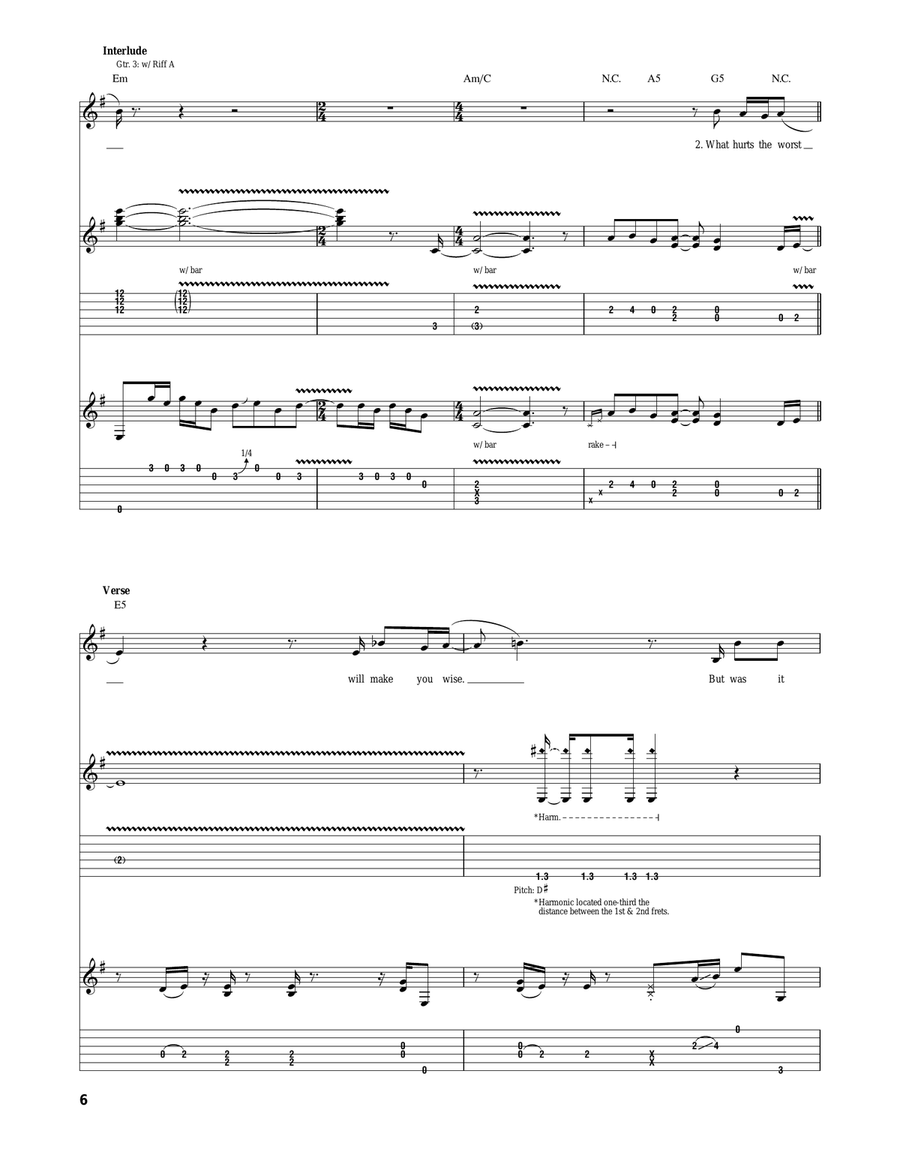 Get Back My Tomorrow Get Back My Tomorrow Acoustic Guitar scores gallery preview page 6