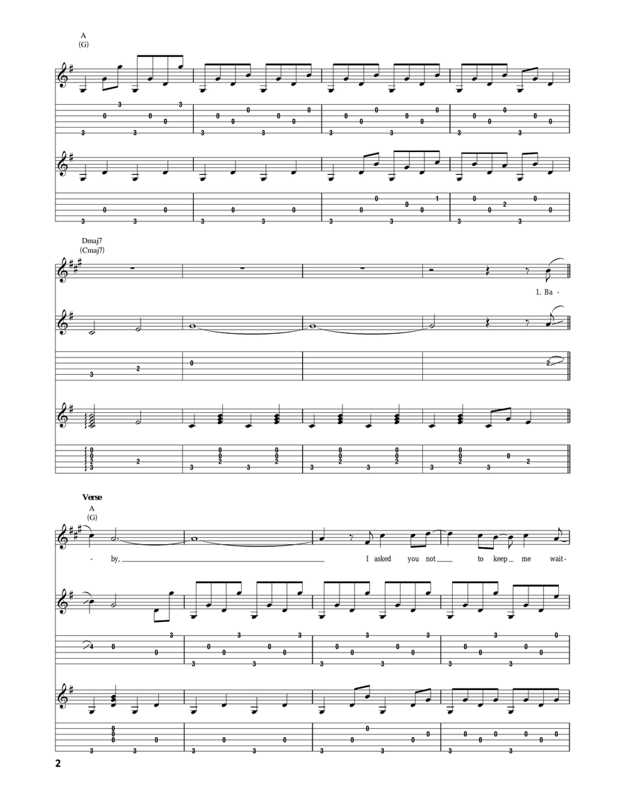 Bella Donna Bella Donna Acoustic Guitar scores gallery preview page 2