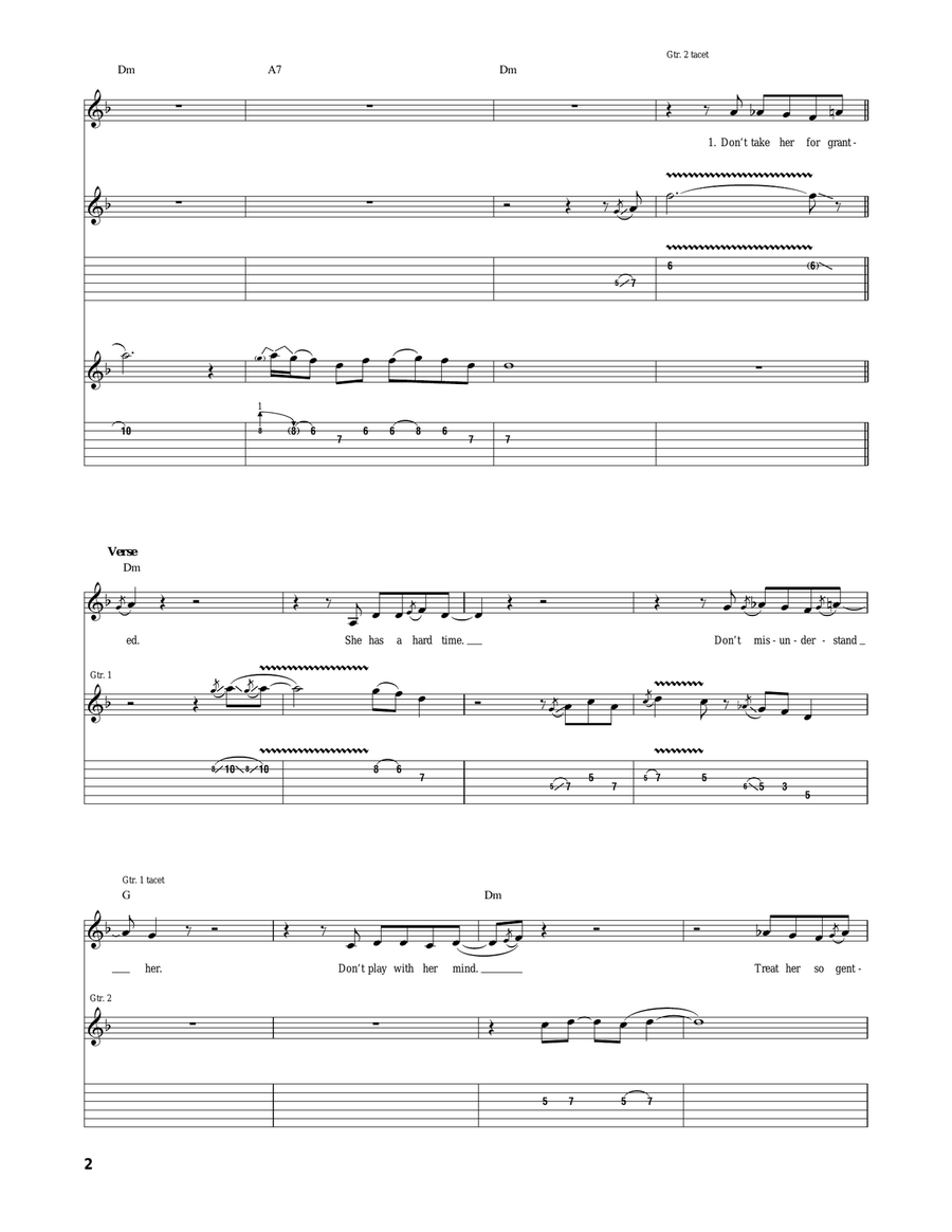 Sensitive Kind Sensitive Kind Acoustic Guitar scores gallery preview page 2