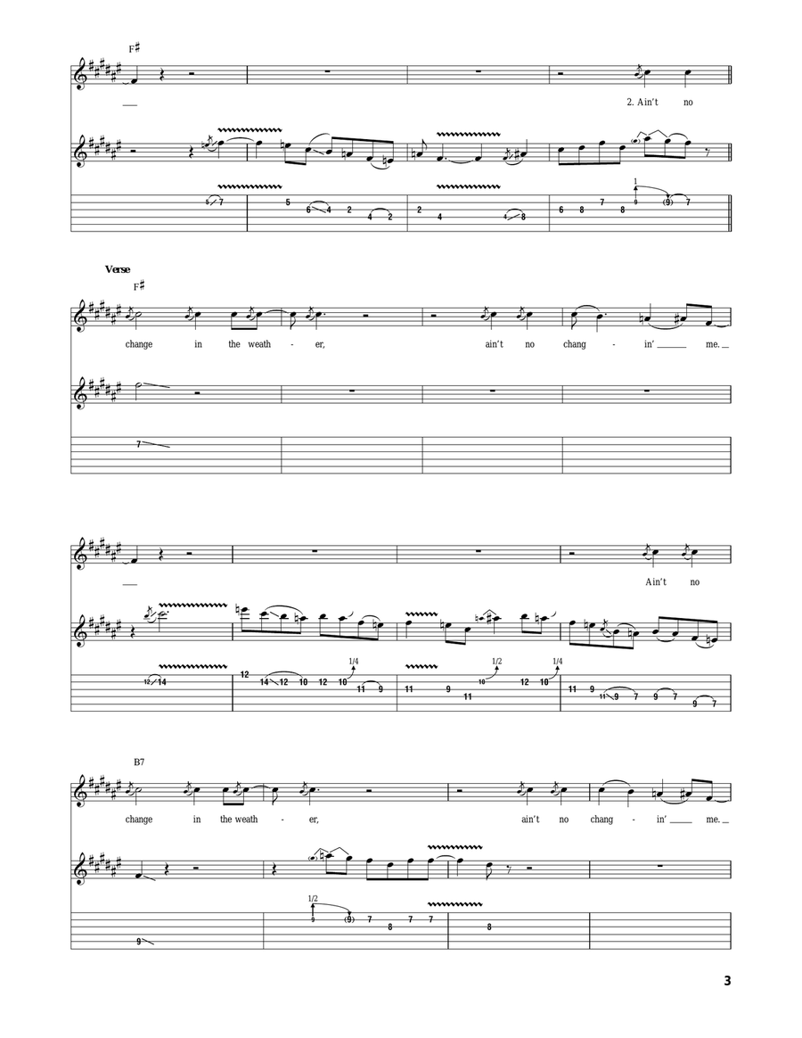 Call Me The Breeze Call Me The Breeze Acoustic Guitar scores gallery preview page 3