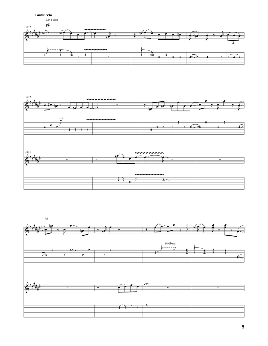 Call Me The Breeze Call Me The Breeze Acoustic Guitar scores gallery preview page 5