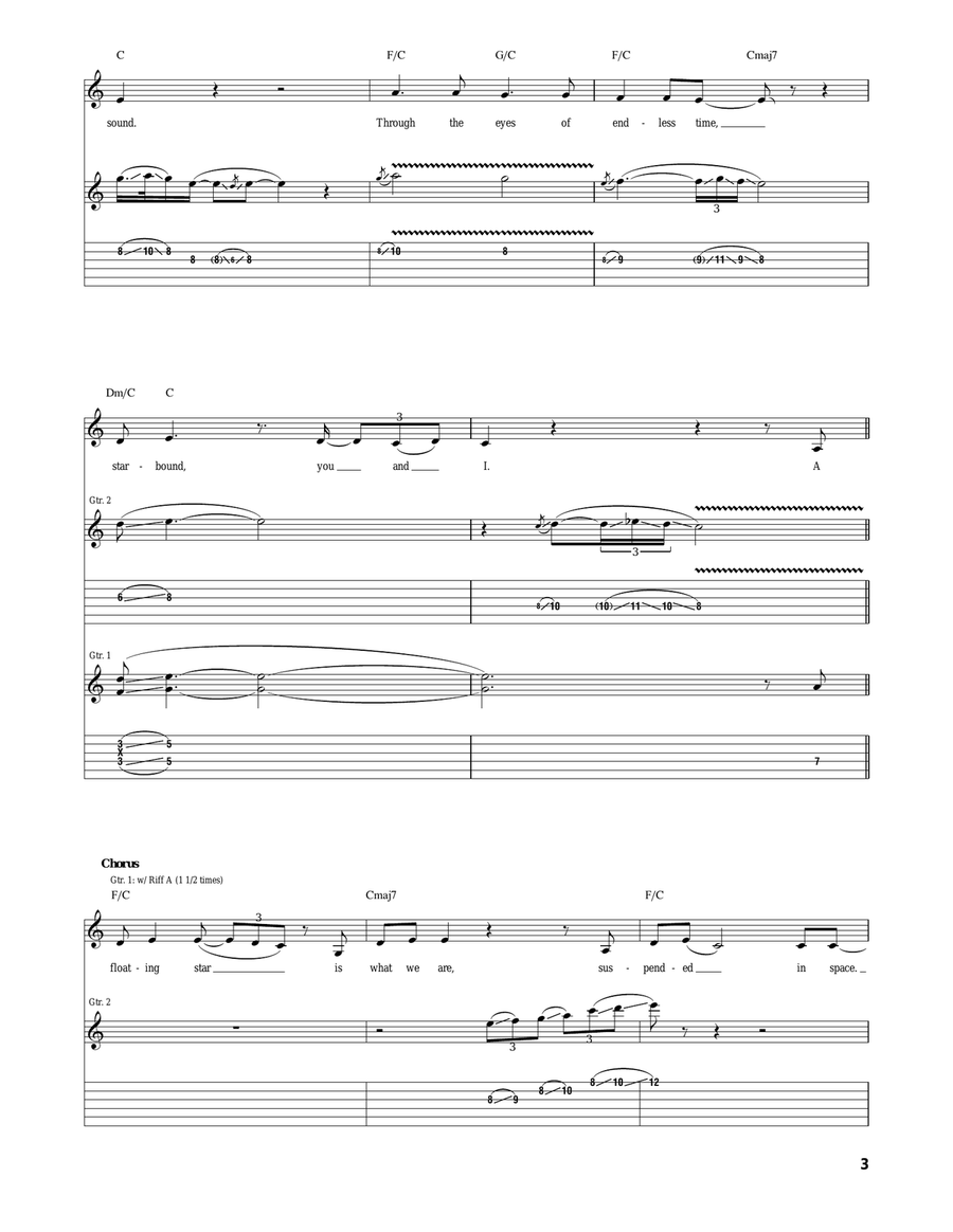 Starbound Starbound Acoustic Guitar scores gallery preview page 3