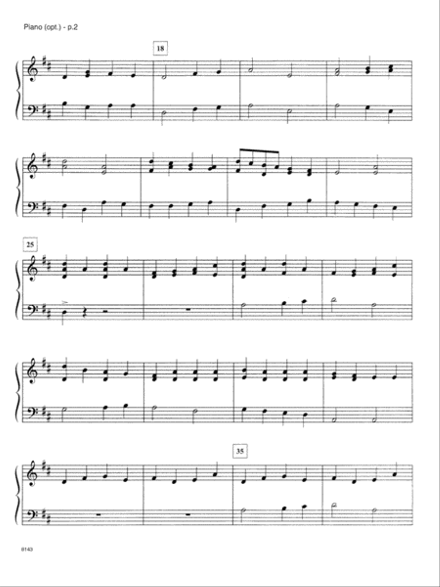 An American Hymn (Chester) - Piano Easy Piano scores gallery preview page 2
