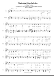 Madonna il tuo bel viso for alto and guitar