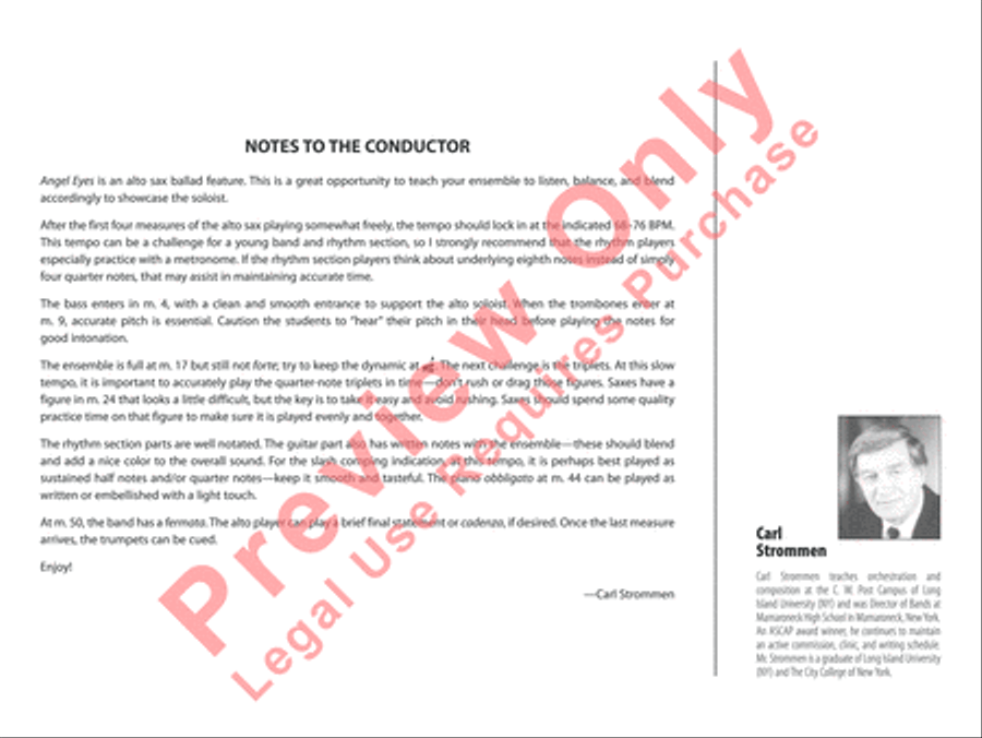 Angel Eyes Angel Eyes Jazz Ensemble scores gallery preview page 3