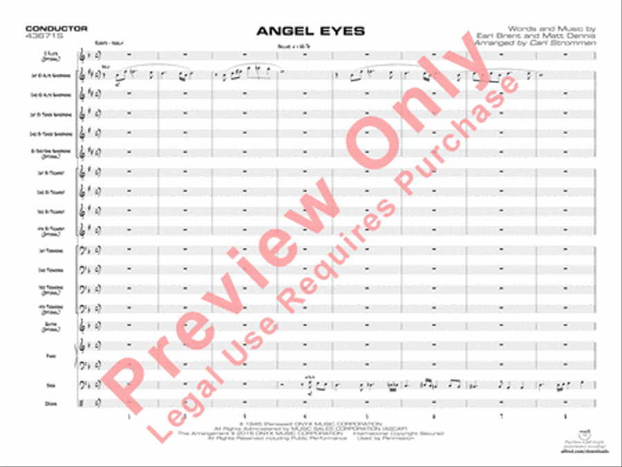 Angel Eyes Angel Eyes Jazz Ensemble scores gallery preview page 4