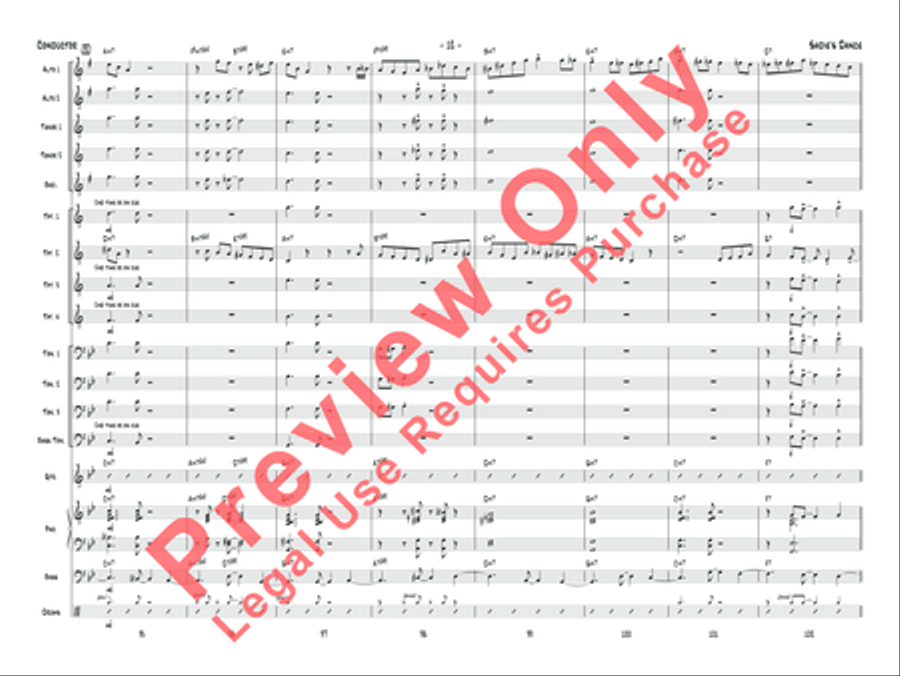 Sadie's Dance Sadie's Dance Jazz Ensemble scores gallery preview page 13