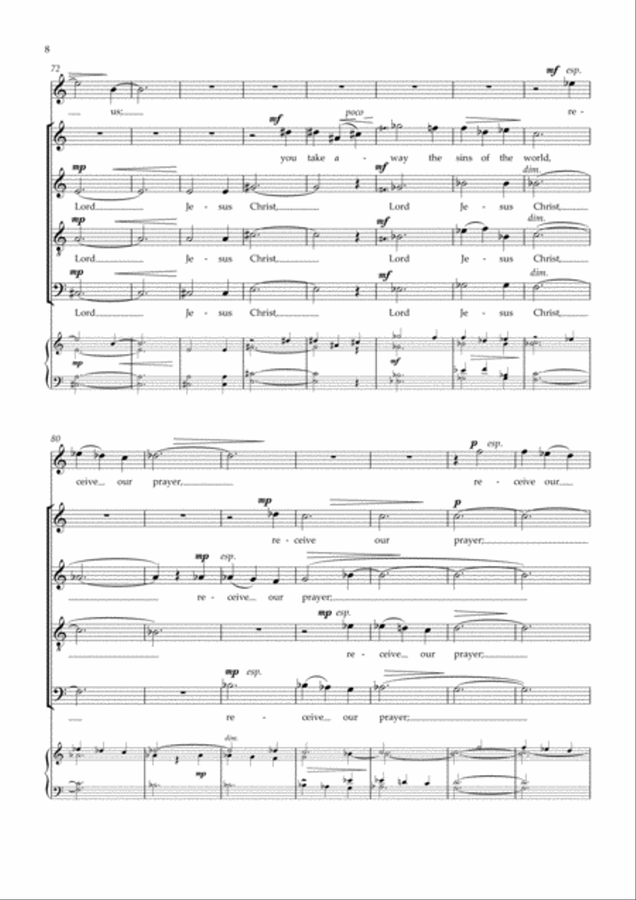 Mass of St Dominic Mass of St Dominic 4-Part scores gallery preview page 3