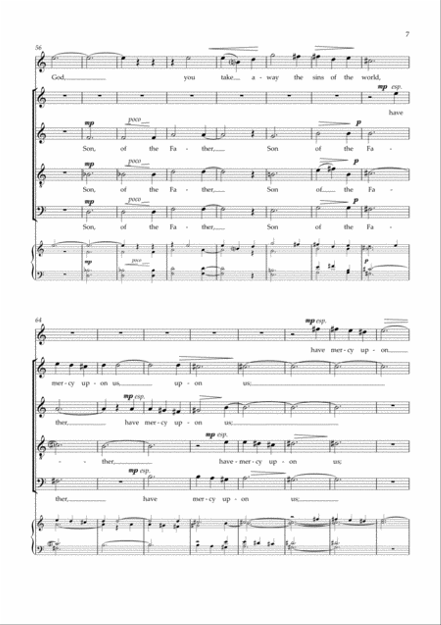 Mass of St Dominic Mass of St Dominic 4-Part scores gallery preview page 5