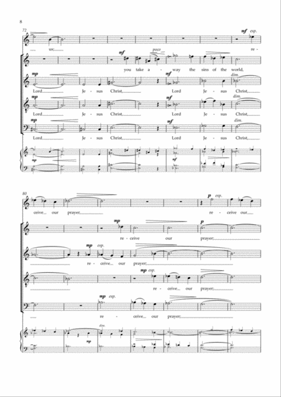 Mass of St Dominic Mass of St Dominic 4-Part scores gallery preview page 6