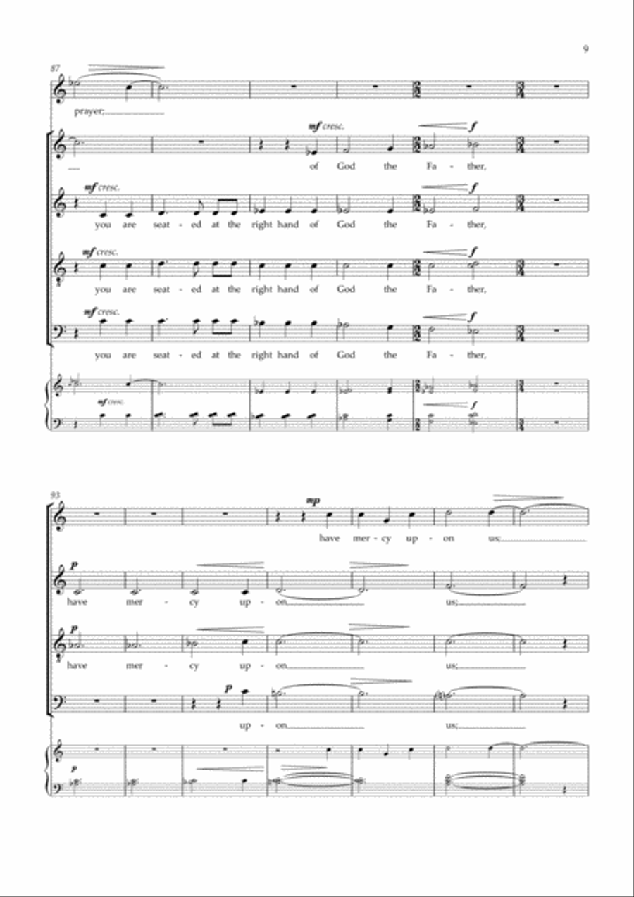 Mass of St Dominic Mass of St Dominic 4-Part scores gallery preview page 7