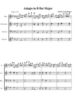 Adagio in B flat Major (Woodwind Ensemble)
