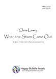 When the Stars Came Out - for Bb Brass [Treble Clef] & Piano (from Scenes from a Parisian Cafe)