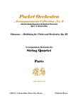 Glazunov - Meditation for Violin and String Quartet, Op. 32 (PARTS)