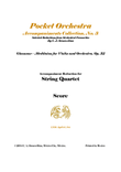 Glazunov - Meditation for Violin and String Quartet, Op. 32 (SCORE AND PARTS)