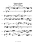 Twelve Canons for Two Violins - Mountain Spring