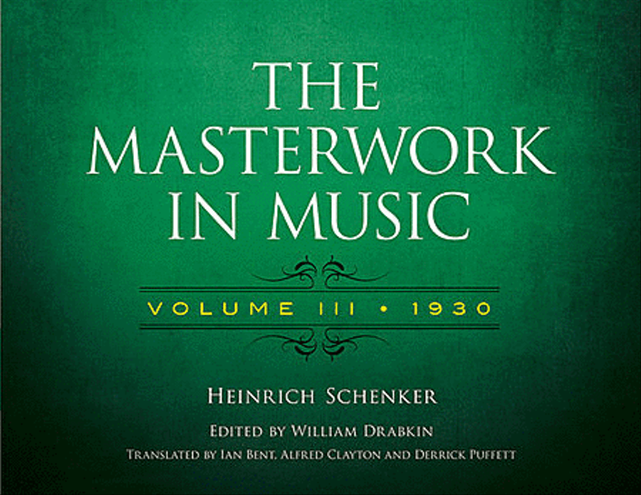 The Masterwork in Music -- Volume III, 1930 Collection / Songbook scores gallery preview page 1