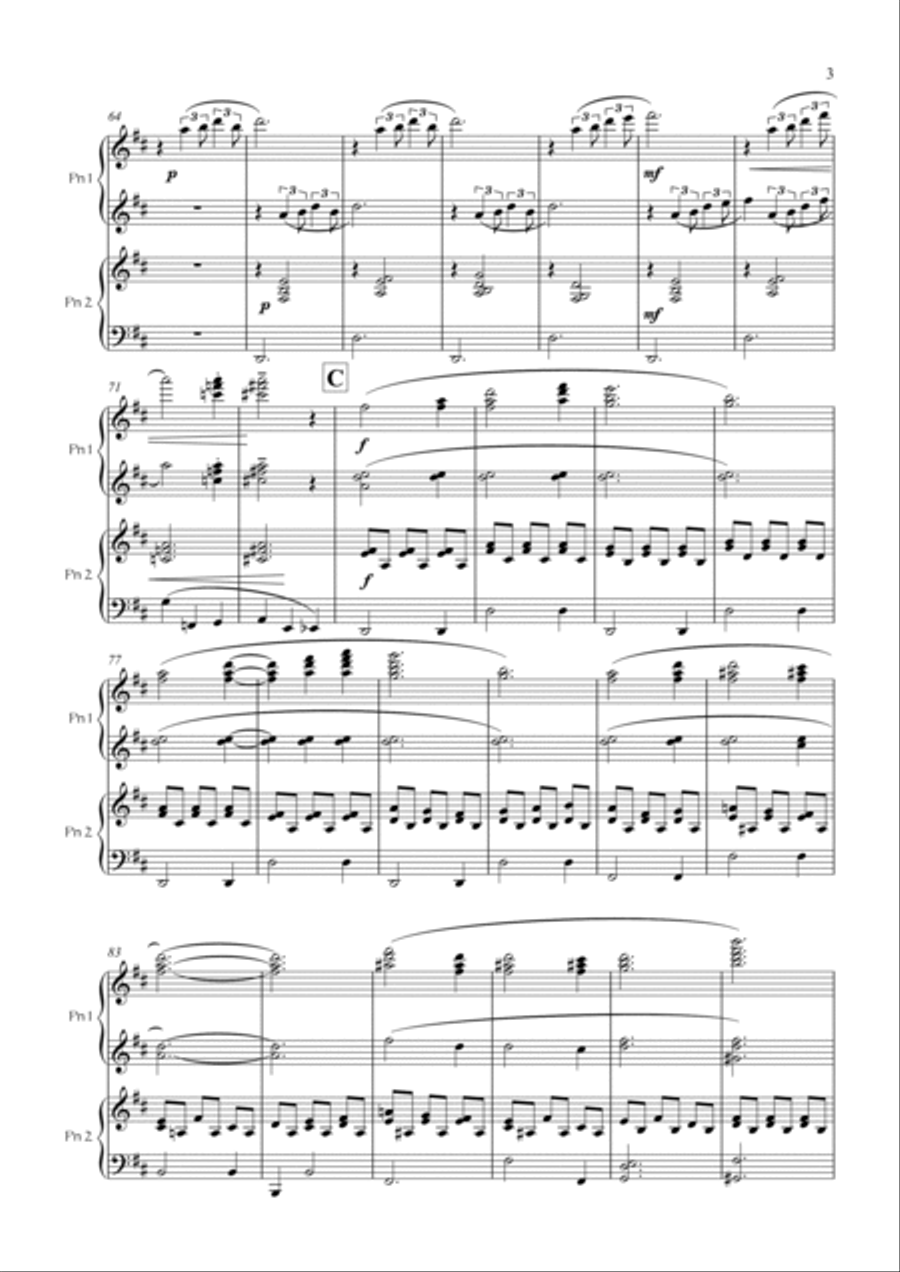 Dancing Twins School and Community scores gallery preview page 3