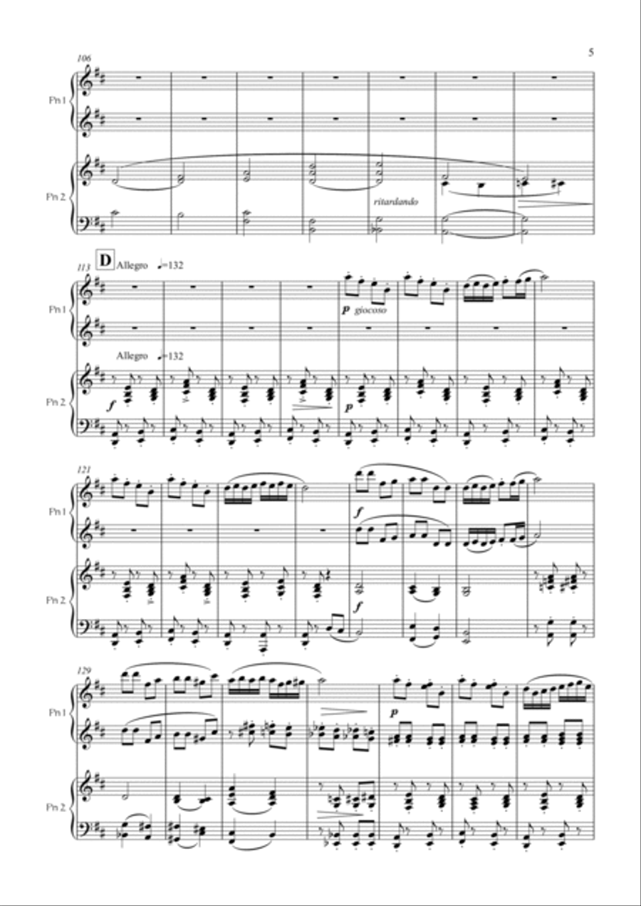 Dancing Twins School and Community scores gallery preview page 5