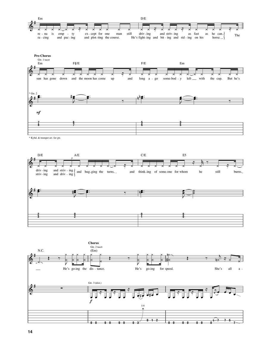 The Distance The Distance Acoustic Guitar scores gallery preview page 2