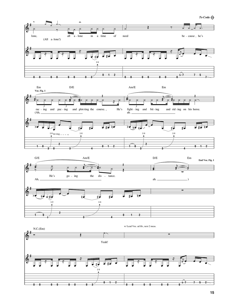 The Distance The Distance Acoustic Guitar scores gallery preview page 3