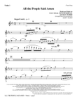 All the People Said Amen - Violin 1