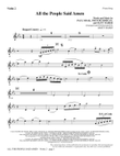 All the People Said Amen - Violin 2